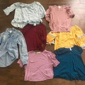 Women’s blouses and tees